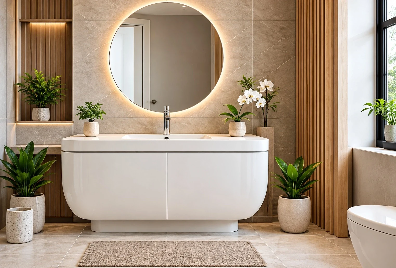 Bathroom design inspiration 2, illustrative mood image