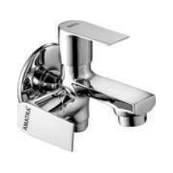BT 508 Bib cock 2 way with wall flange