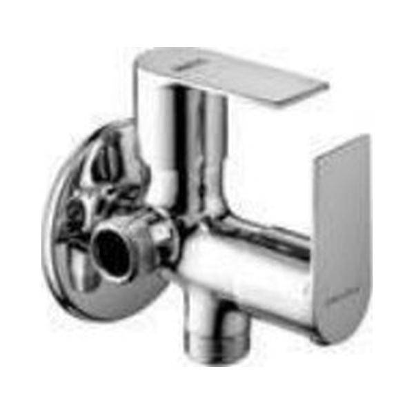 BT 509 Angular stop cock 2 way with wall flange