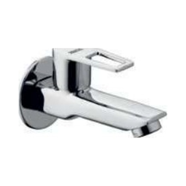 IN 603 Bib cock long body with wall flange
