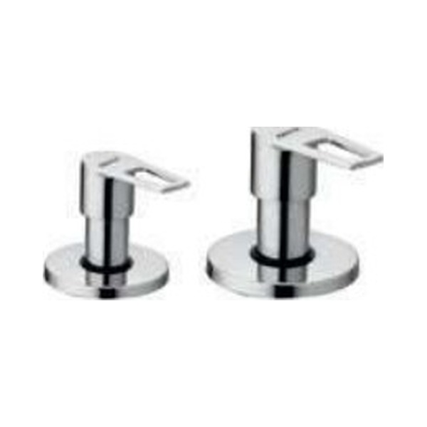 IN 650 Exposed part kit of concealed flush cock with fitting sleeve, operating lever and adjustable wall flange; compatible with 101-102