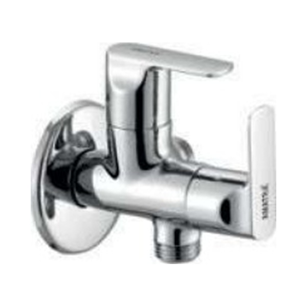 SR 809 Angular stop cock 2 way with wall flange