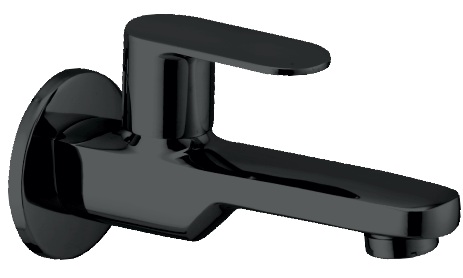 OBK 103 Bib cock long body with wall flange