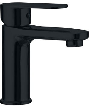 OBK 106 Single lever basin mixer without popup waste system; 250mm braided hoses