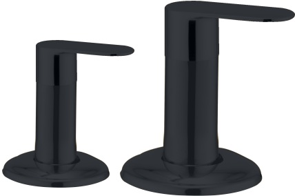 OBK 150 Exposed part kit of concealed flush cock with fitting sleeve, operating lever and adjustable wall flange; compatible with 101-102