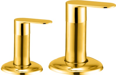 OG 150 Exposed part kit of concealed flush cock; operating lever, adjustable oval flange; compatible with 101 - 102