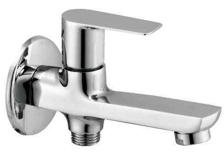 VC 908 Bib cock 2 way with wall flange