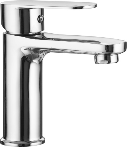OC 106 Single lever basin mixer without popup waste system; 250mm braided hoses