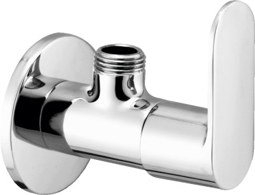 OC 102 Angular stop cock with wall flange