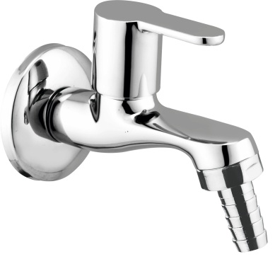 ML 1022 Bib cock nozzle with wall flange