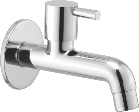 TR 1203 Bib cock long body with wall flange