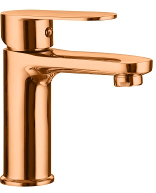 ORG 106 Single lever basin mixer without popup waste system; 250mm braided hoses