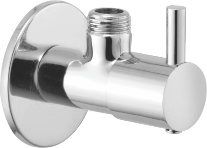 TR 1202 Angular stop cock with wall flange