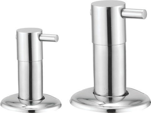 TR 1250 Exposed part kit of concealed flush cock with fitting sleeve, operating lever and adjustable wall flange; compatible with 101-102